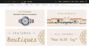 What makes luxepolis a paradise for luxury goods shopping?