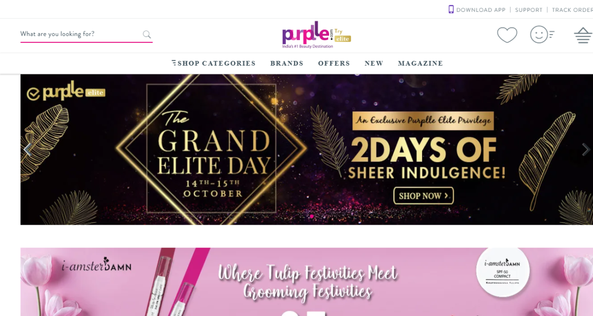 How is Purplle helping you to buy cosmetics online?